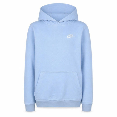 Nike Boys Blue Pullover Hoodie L 147-158cm Fleece Sweatshirt