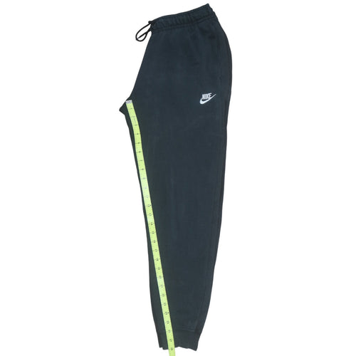 Nike Women's Black Fleece Sweatpants Small with Drawstring Comfort Fit