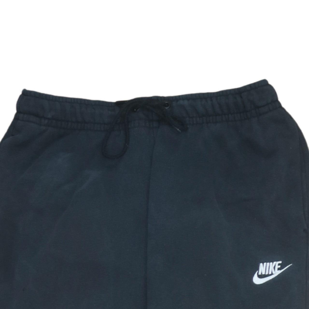 Nike Women's Black Fleece Sweatpants Small with Drawstring Comfort Fit