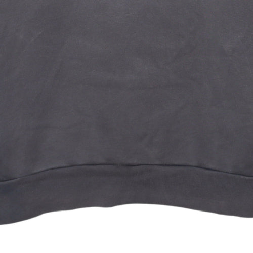 Emporio Armani EA7 Men's Grey Pullover Hoodie Size S Designer Logo