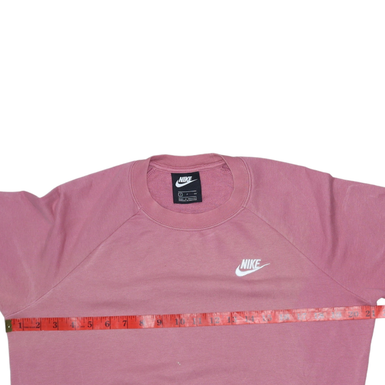 Nike Womens Pink Crew Neck Pullover Sweatshirt Small