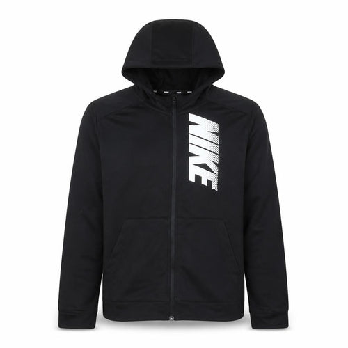 Nike Boys Black Full Zip Hoodie XL 158-170cm Dri-Fit Sportswear