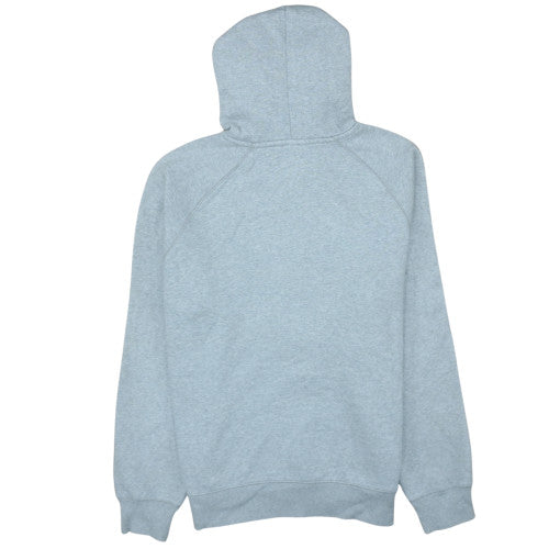 Carhartt Men's Grey Pullover Hoodie Work In Progress Medium Fleece Lined