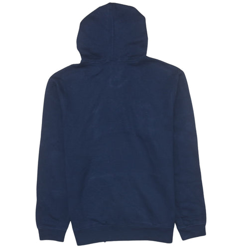 GAP Men's Blue Pullover Hoodie Small Fleece Logo Sweatshirt