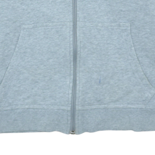 Nike Boys Grey Full Zip Hoodie XL 13-15 Years Classic Sportswear