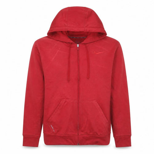 Nike Men's Red Therma-Fit Full Zip Hoodie Size M