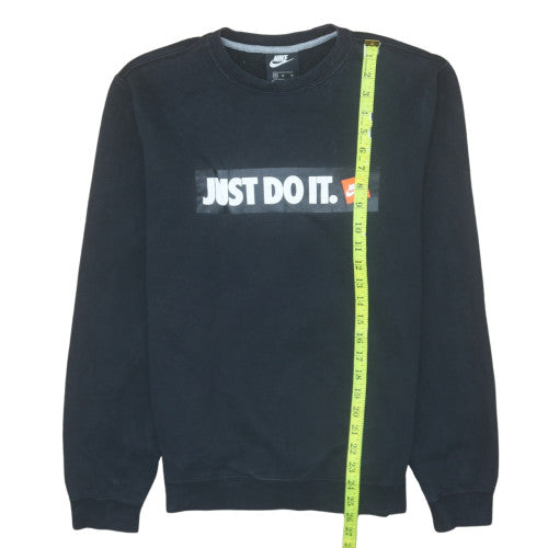 Nike Men's Black 'Just Do It' Crew Neck Sweatshirt Size M