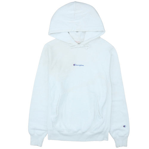 Champion Men's White Small Pullover Hoodie Sweatshirt