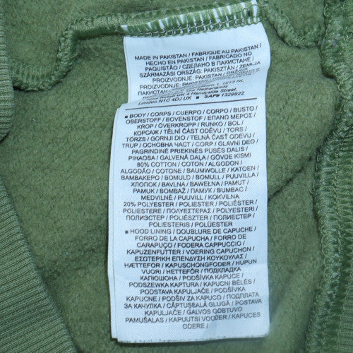 Nike Womens XS Green Pullover Hoodie with Logo Detail