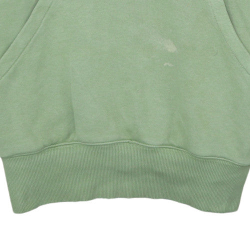 Nike Womens XS Green Pullover Hoodie with Logo Detail