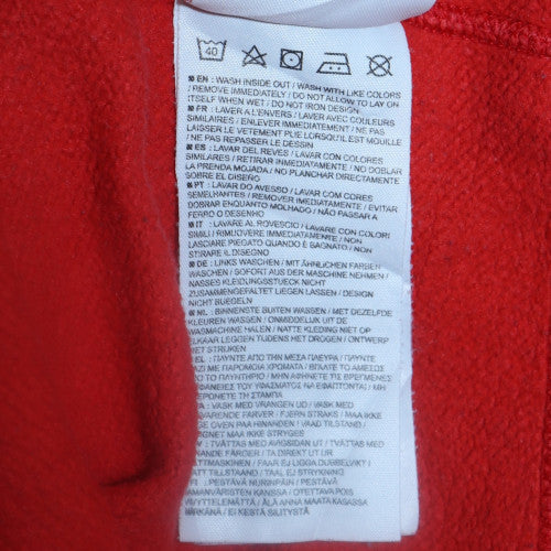 Nike Women's Red Pullover Hoodie XL Graphic Print Athletic Sweatshirt