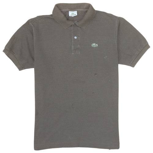 Lacoste Mens Brown Short Sleeve Cotton Polo Shirt Size S