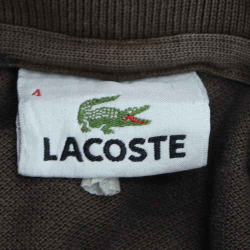 Lacoste Mens Brown Short Sleeve Cotton Polo Shirt Size S