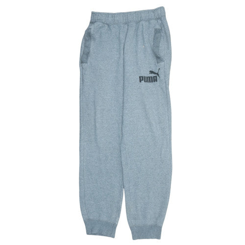 Puma Men Grey Small Sweatpants Trousers Elastic Waist Jogger
