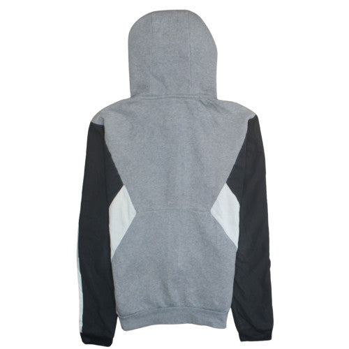 adidas Men’s Grey Full Zip Hoodie Size S Sports Fleece Sweatshirt