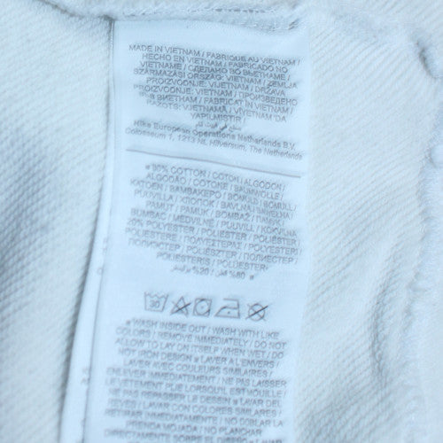 Nike Women White Small Pullover Sweatshirt with Double Logo