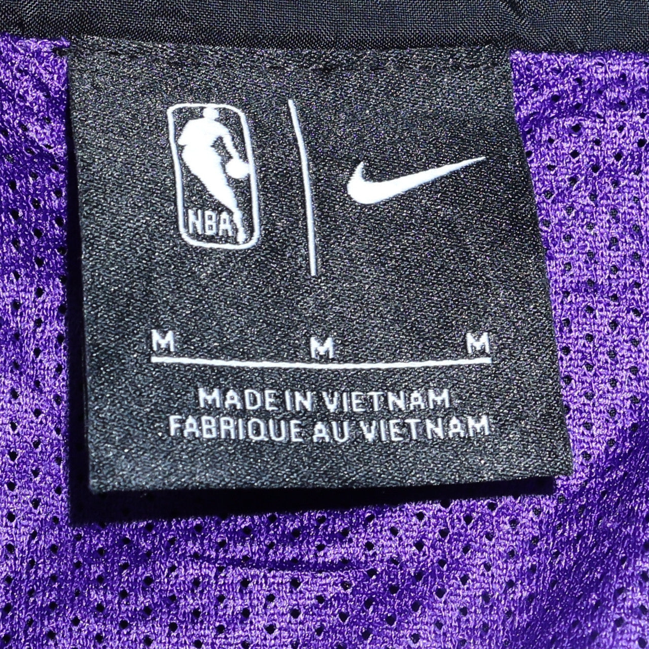 Nike Men’s Black Los Angeles Lakers Windbreaker Jacket M