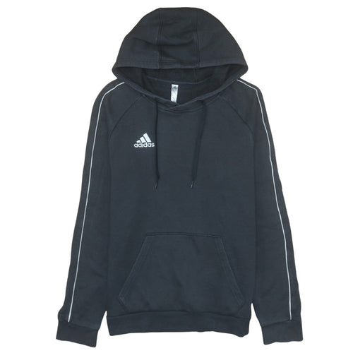 Adidas Men’s Black Small Pullover Hoodie Fleece Sportswear
