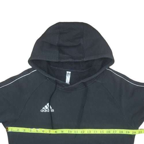 Adidas Men’s Black Small Pullover Hoodie Fleece Sportswear