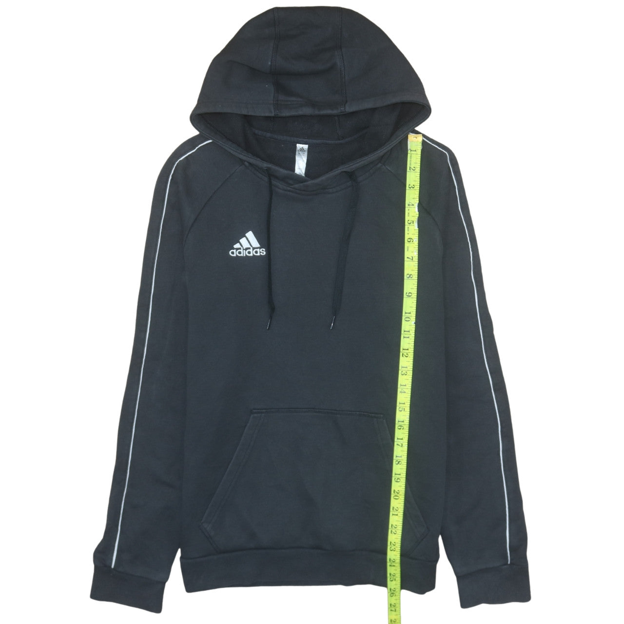 Adidas Men’s Black Small Pullover Hoodie Fleece Sportswear