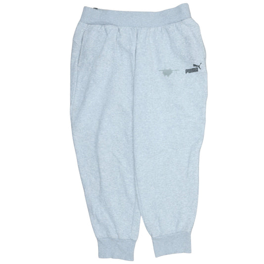 Puma Men’s Grey Jogger Sweatpants L Regular Fit Casual Sports