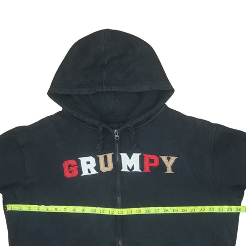 Disneyland Paris Men’s Black Grumpy Full Zip Hoodie L