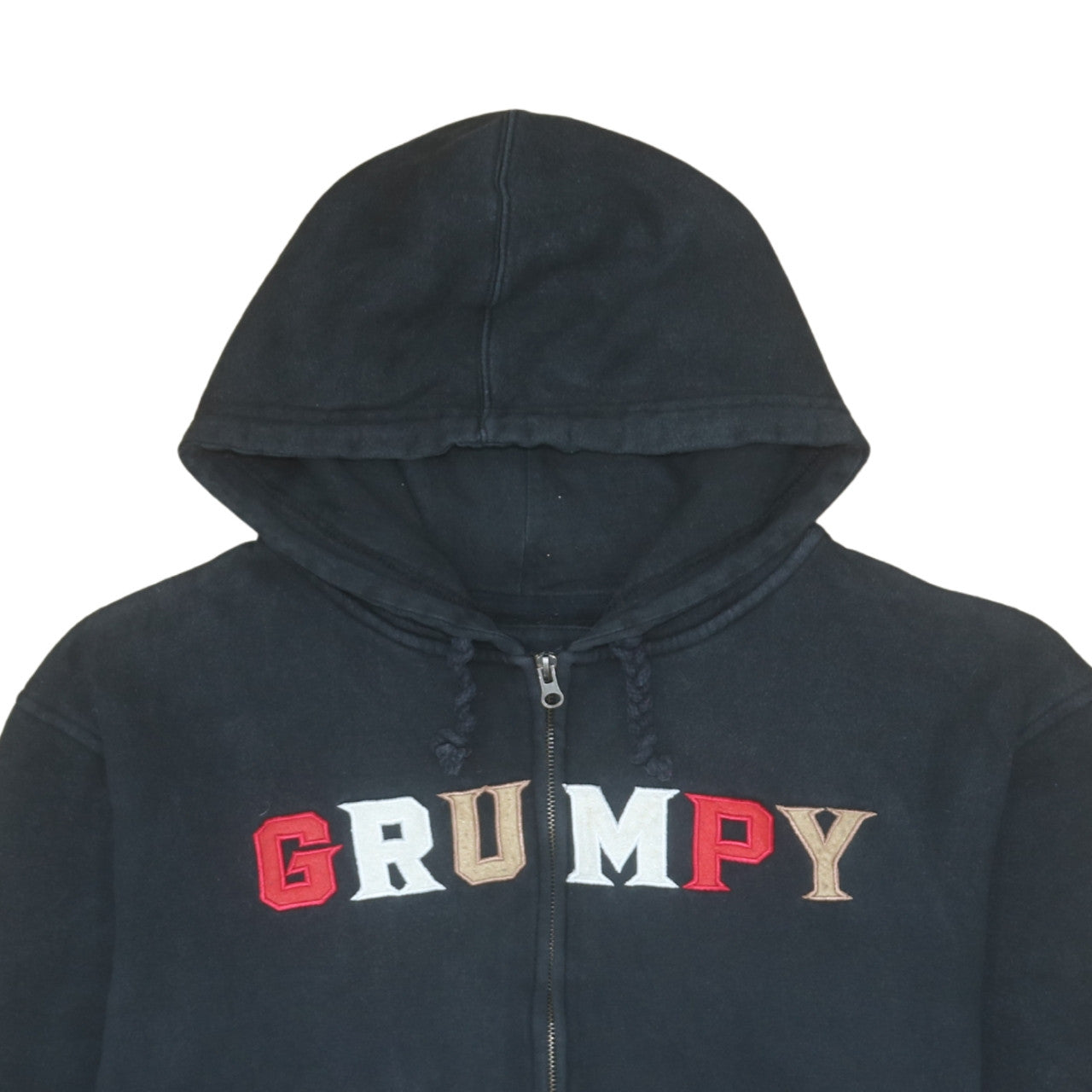 Disneyland Paris Men’s Black Grumpy Full Zip Hoodie L