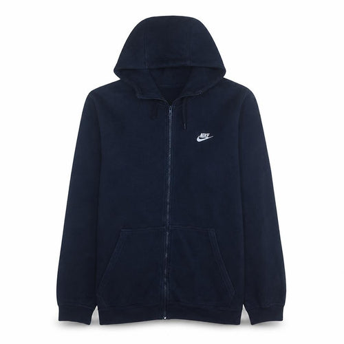 Nike Men’s Blue Full Zip Hoodie XL Fleece Sports Sweatshirt