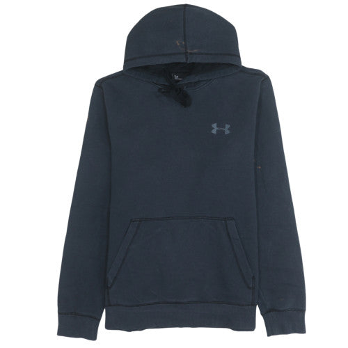 Under Armour Men’s Black Pullover Hoodie L ColdGear Fitted Fleece