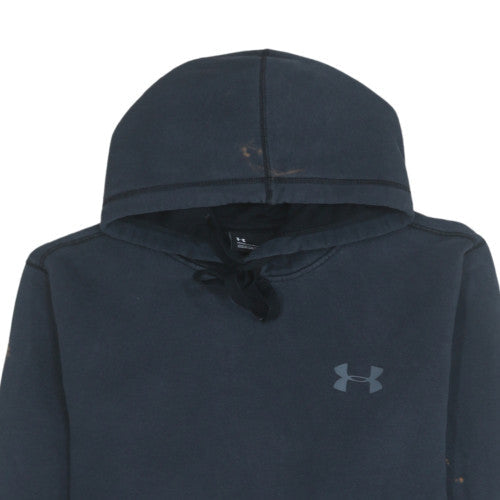 Under Armour Men’s Black Pullover Hoodie L ColdGear Fitted Fleece
