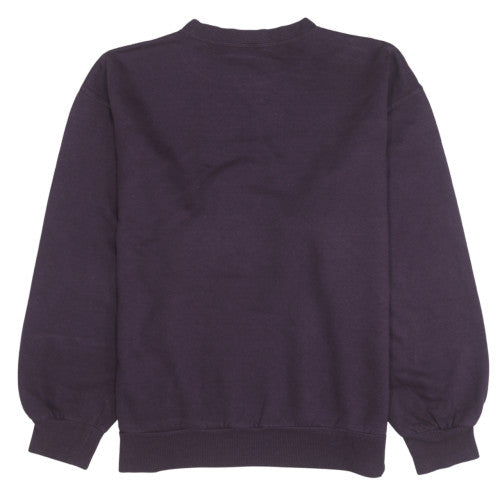Bogner Womens Purple Pullover Sweatshirt M The Way of Life Graphic Cotton Blend