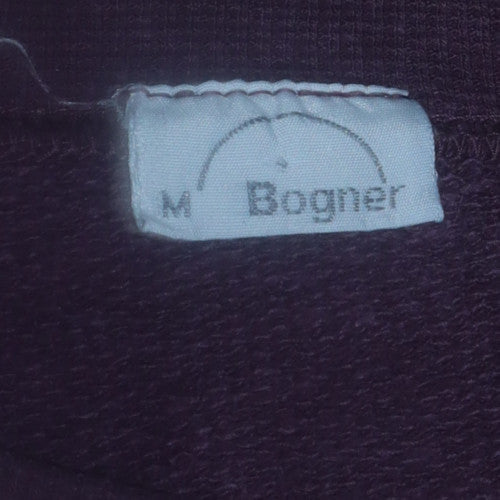 Bogner Womens Purple Pullover Sweatshirt M The Way of Life Graphic Cotton Blend