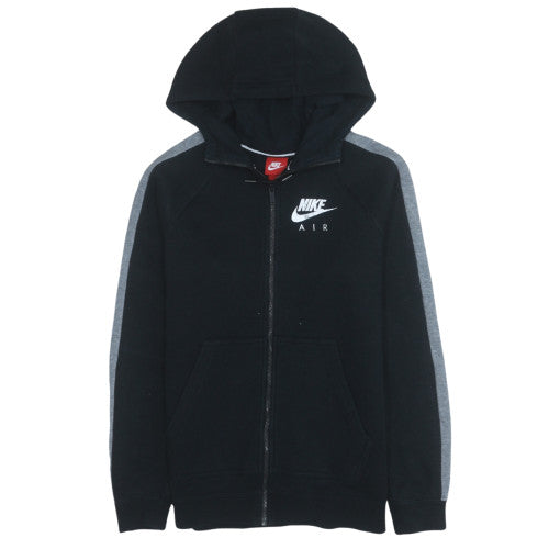 Nike Mens Black Full Zip Hoodie M Sports Fleece Sweatshirt