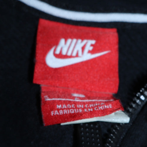 Nike Mens Black Full Zip Hoodie M Sports Fleece Sweatshirt