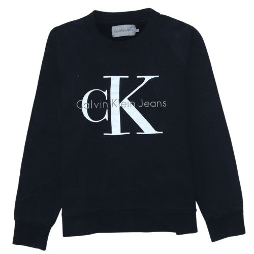 Calvin Klein Jeans Womens Black Medium Pullover Sweatshirt
