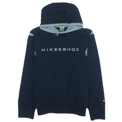 Nike Men’s Blue Pullover Hoodie L Sports Fleece Sweatshirt