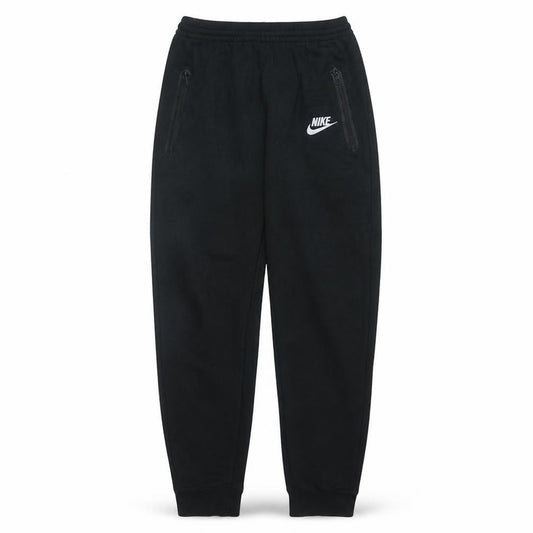 Front view of Nike Men's Black Dri-FIT Jogger Trousers, size M, Quick Dry