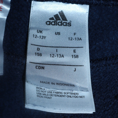 Adidas Boys Blue Jogger Activewear Trousers 12-13 Years Fleece Elastic Waist