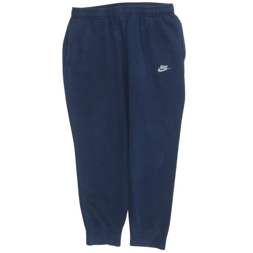 Nike Men's Blue XL Fleece Jogger Sweatpants Elastic Waist Tapered Fit