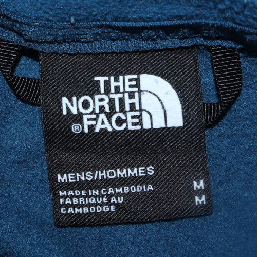 The North Face Men's Blue Fleece 1/4 Zip Pullover Sweatshirt M