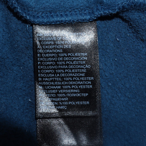 The North Face Men's Blue Fleece 1/4 Zip Pullover Sweatshirt M