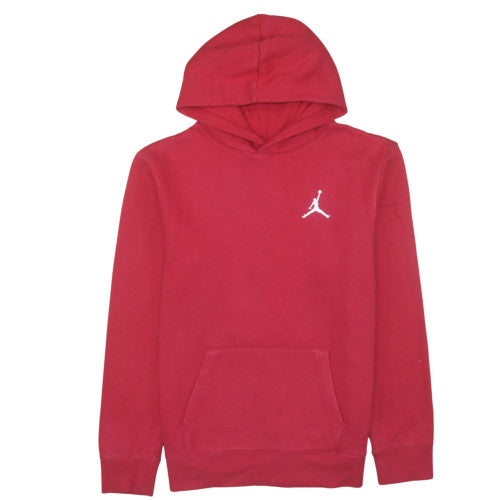 Jordan Boys Red Pullover Hoodie XL 13-15 Years Cotton Fleece Sweatshirt
