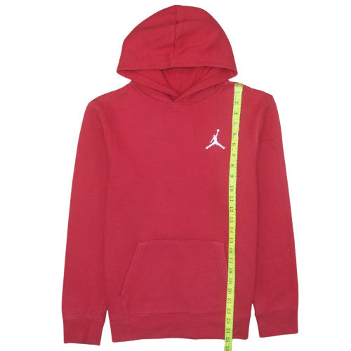 Jordan Boys Red Pullover Hoodie XL 13-15 Years Cotton Fleece Sweatshirt