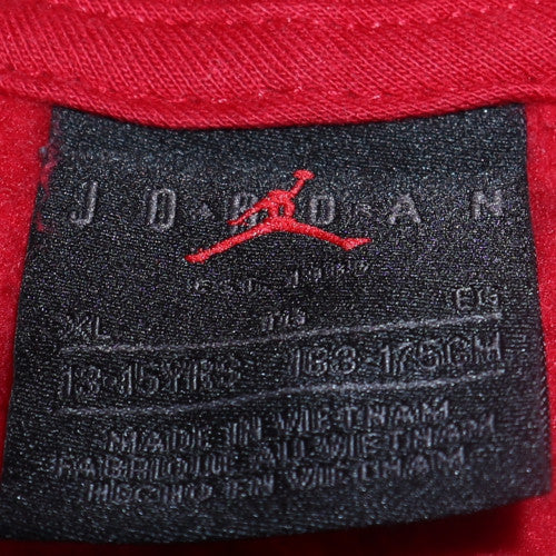 Jordan Boys Red Pullover Hoodie XL 13-15 Years Cotton Fleece Sweatshirt