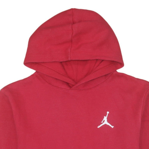 Jordan Boys Red Pullover Hoodie XL 13-15 Years Cotton Fleece Sweatshirt