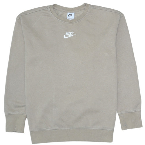 Nike Boys Beige Crew Neck Pullover Sweatshirt XL 155-165cm