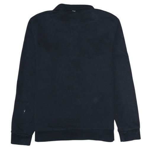 Adidas Women Black 1/4 Zip Sweatshirt Size M Classic Pullover Top