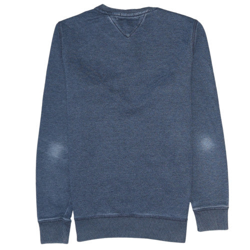 Tommy Jeans Men's Blue Crew Neck Pullover Sweatshirt Size S