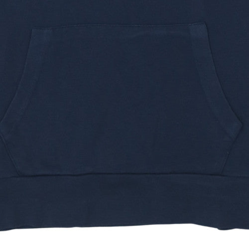 Levi's Men's Blue Pullover Hoodie L Logo Print Classic Style