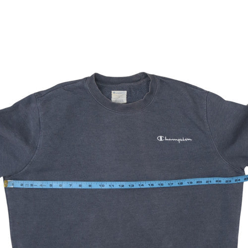 Champion Men's Blue Pullover Crew Neck Sweatshirt Size L